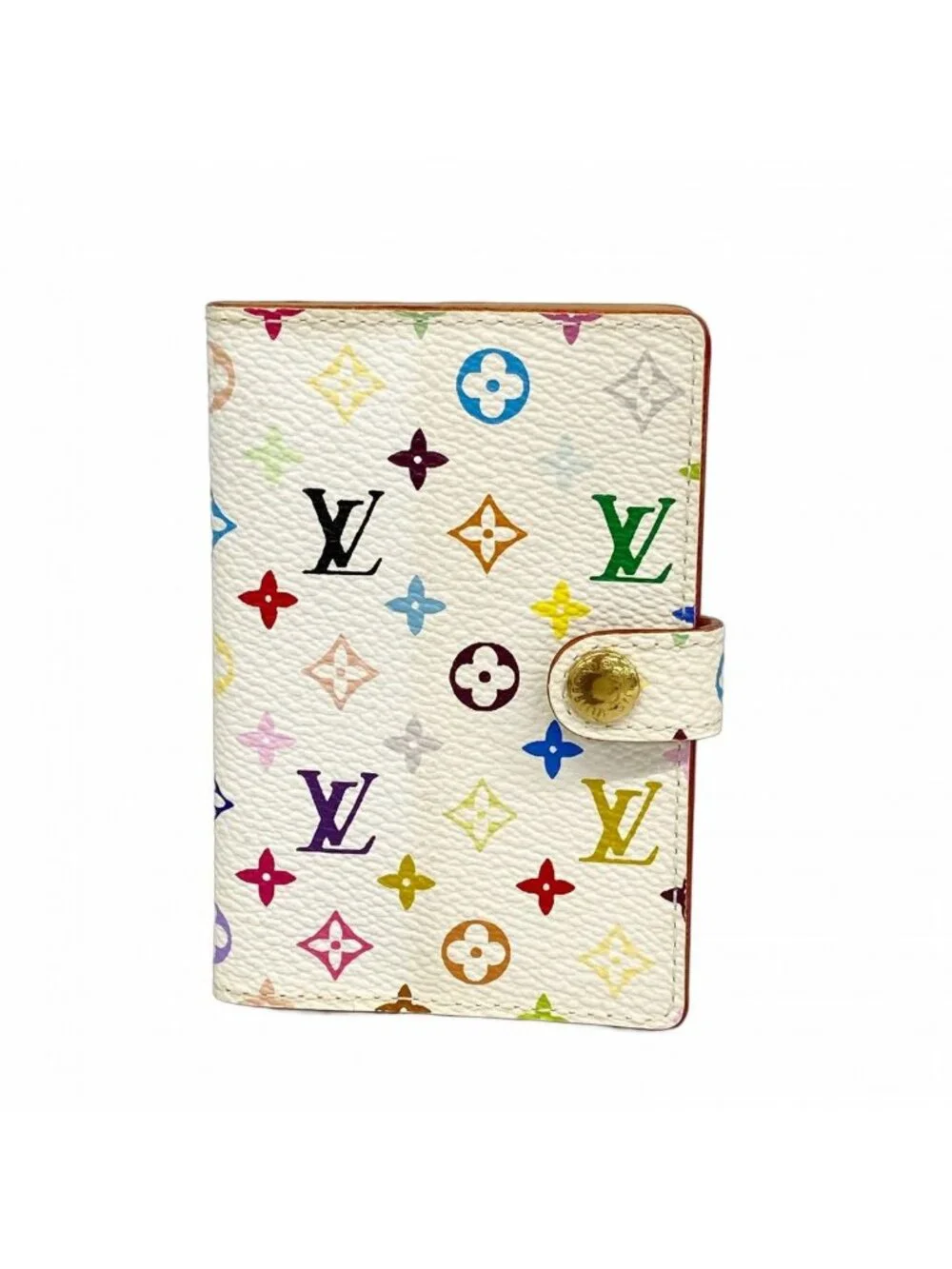 Louis Vuitton Notebook Cover Monogram Multicolor Agenda Mini Blanc